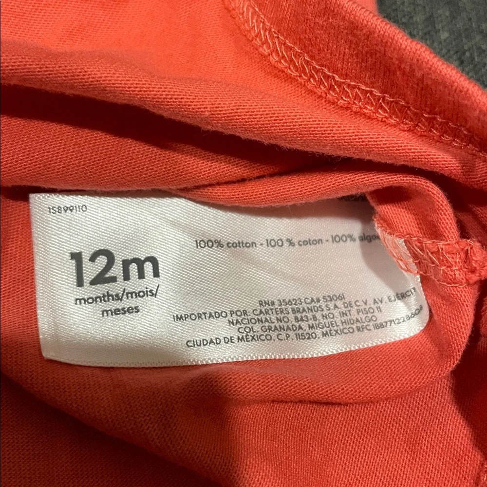 Carter's Coral Crab Bodysuit